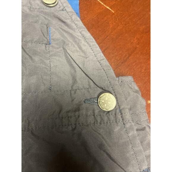 Vintage Oshkosh B’gosh Gray Polyester Lined Overalls Vestbak 12mo Authentic - Picture 3 of 10